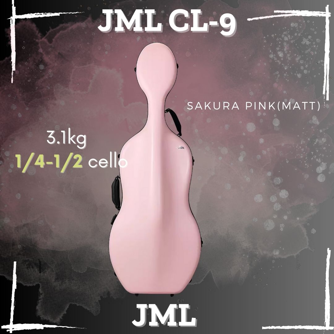 JML CL9 Mini Carbon Fiber Cello Case for 1/4-1/2 Cellos