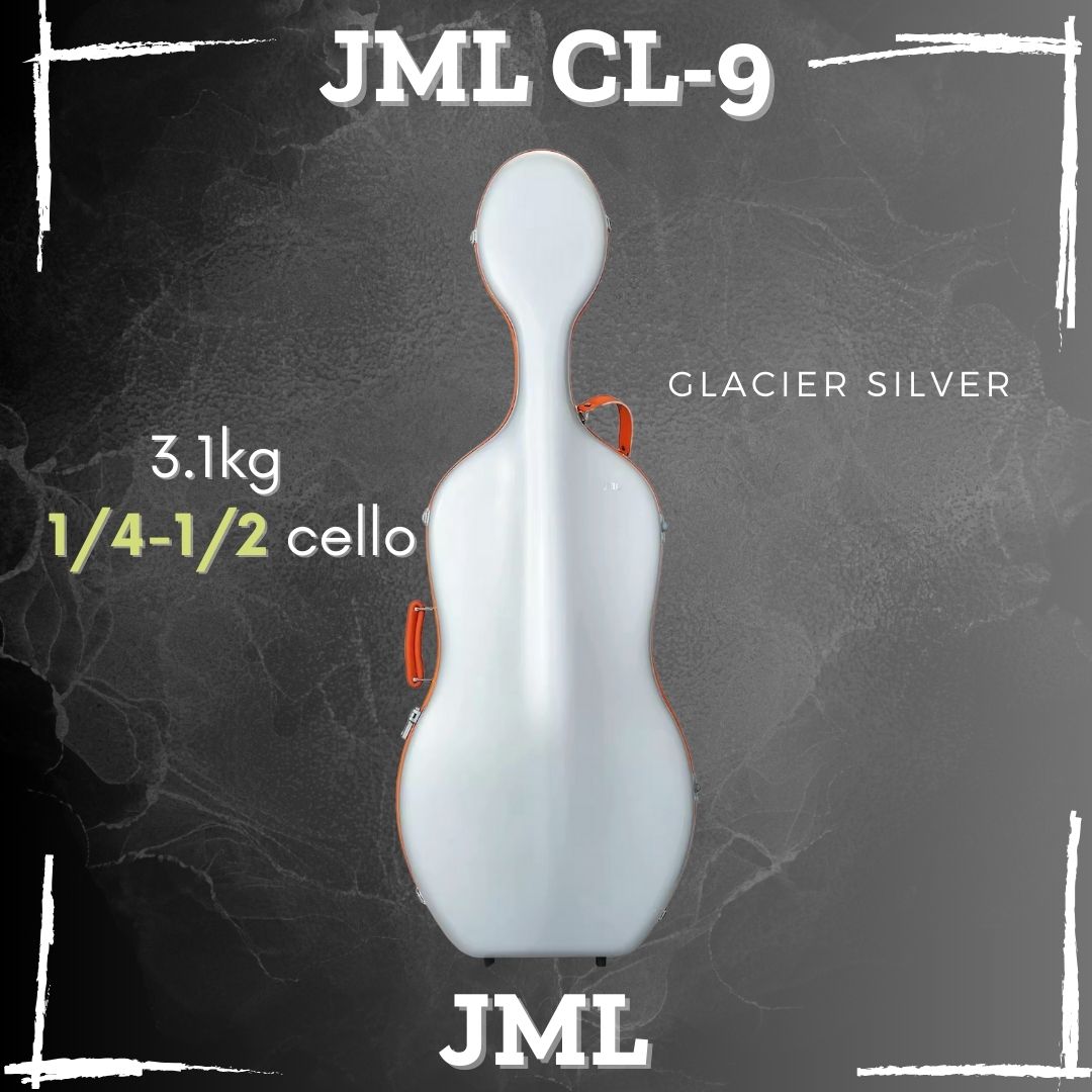 JML CL9 Mini Carbon Fiber Cello Case for 1/4-1/2 Cellos