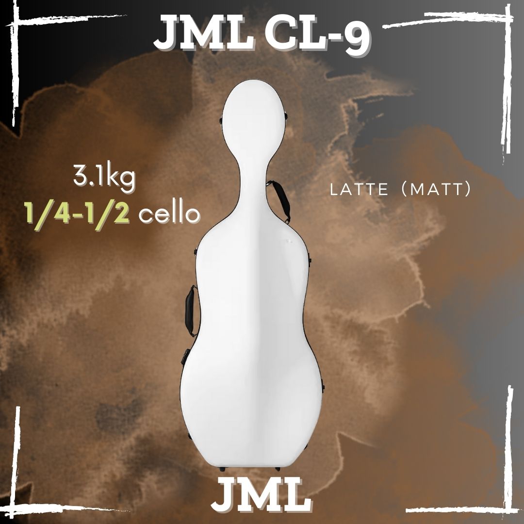 JML CL9 Mini Carbon Fiber Cello Case for 1/4-1/2 Cellos