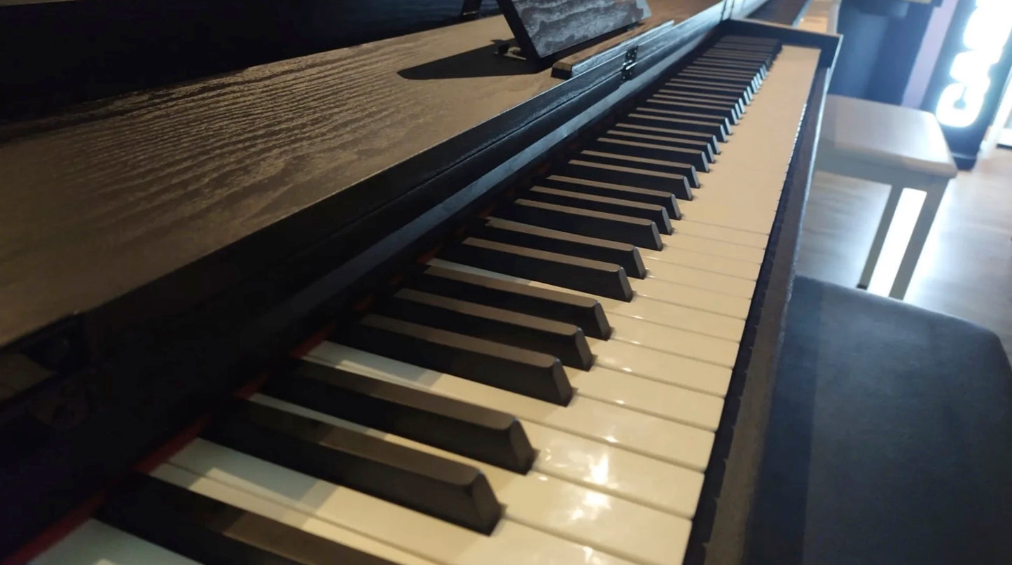Finechord FLP-001 Digital Piano — Grand Piano Feel, Compact Design, Available in Black & White