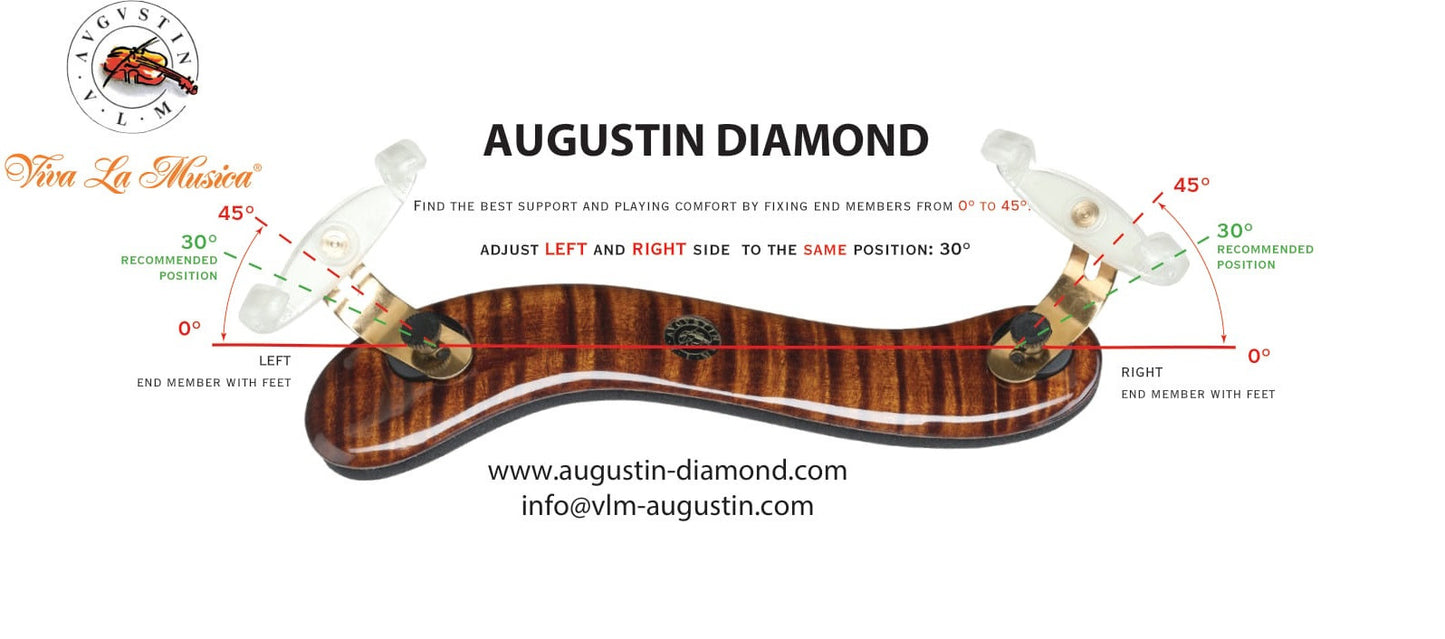 VLM Augustin Diamond - Violin 4/4 - 3/4 - Maple Wood / Light / Gold