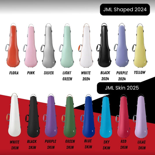 JML 1.3-1.4 kg Shaped Triangle Violin TT Case 2024 and 2025 Skin Case