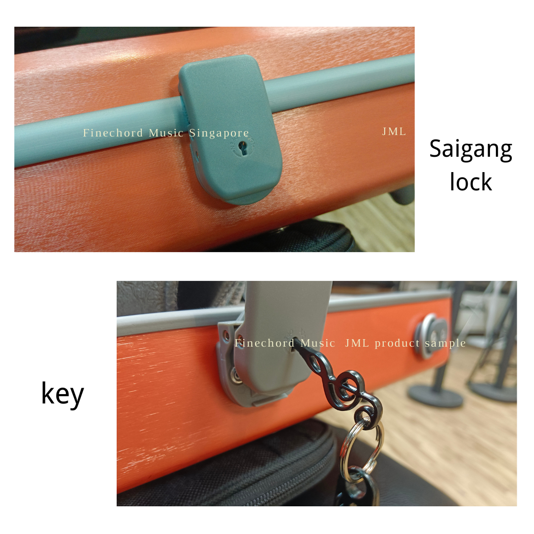 JML META Series (metallic surface) 1.7-2.1kg violin shaped and oblong case