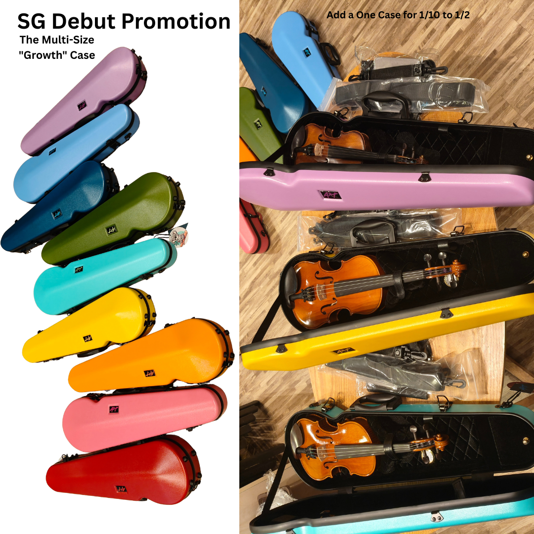 [SG LAUNCH] ART® Professional Violin Case | Ultra-Lightweight (1.5kg - 1.85kg) | Fits 1/10 to 4/4 | SG Ready Stock
